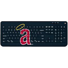 Keyscaper - Los Angeles Angels 1971 Cooperstown Solid Design Wireless Keyboard - Multicolor