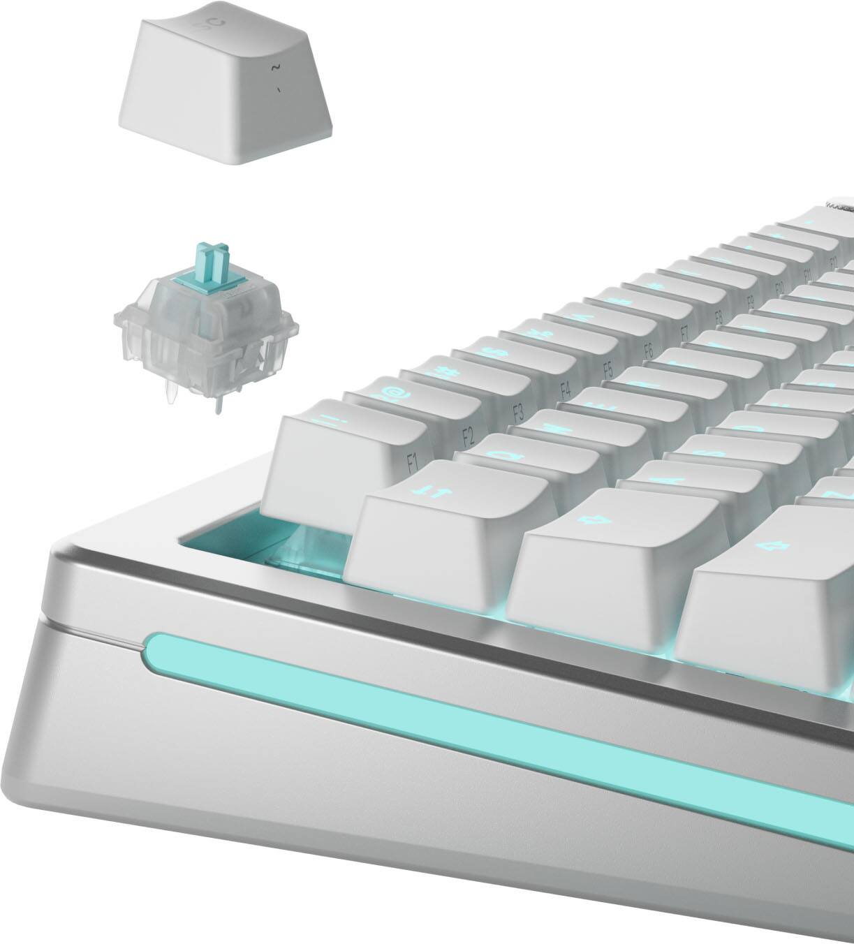 Alt View 13. Glorious - Silent Lubed Mechanical Keyboard 5-pin Hot Swappable Switches (36x) - Lynx.