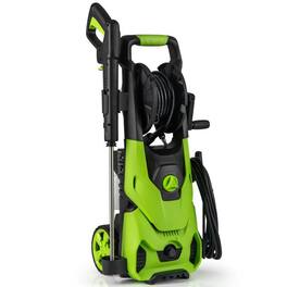 HONGGE - Portable Electric Pressure Washer 2150 PSI with Foam Cannon - Green