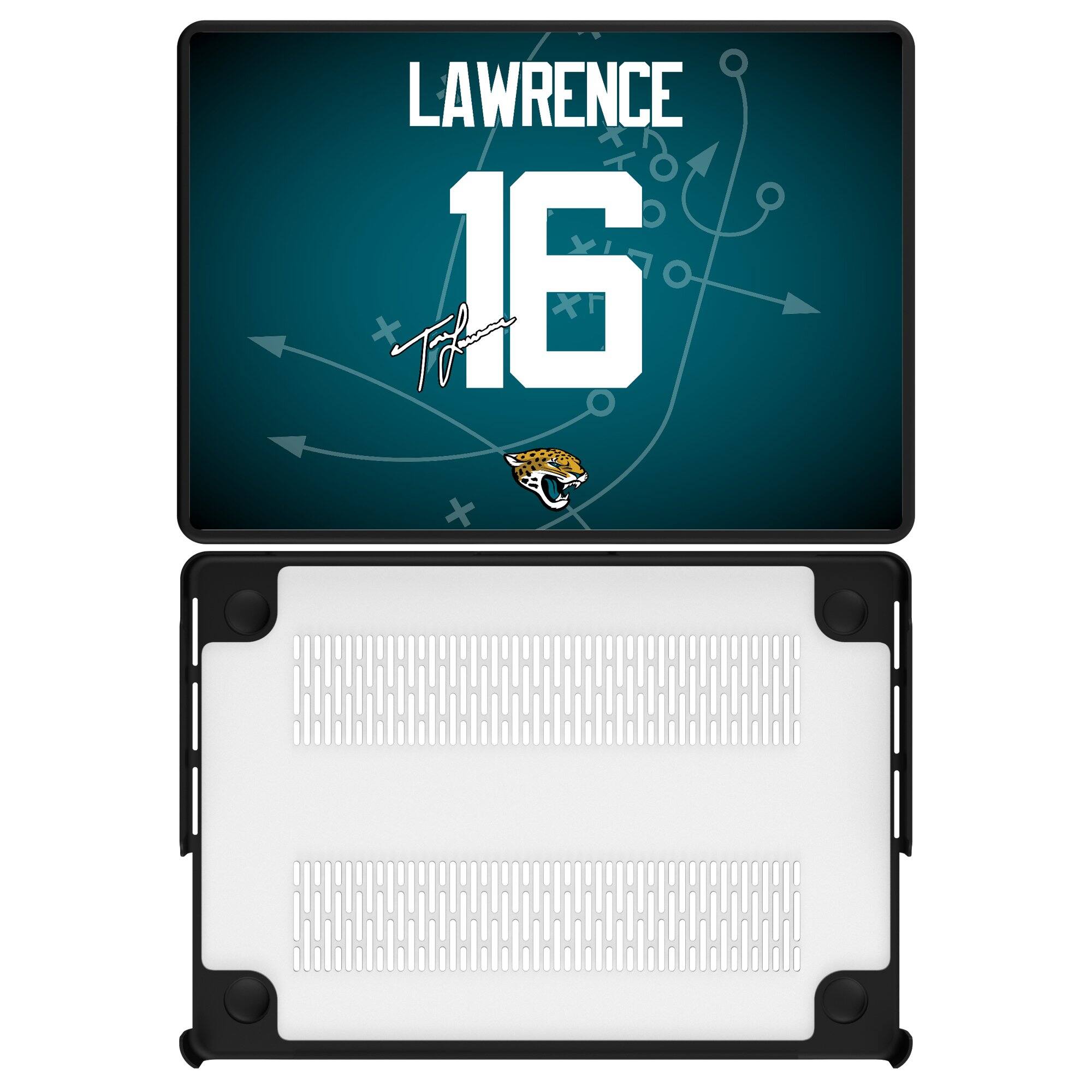 Front. Keyscaper - Trevor Lawrence MacBook Case - Pro 13 in - Multicolor.