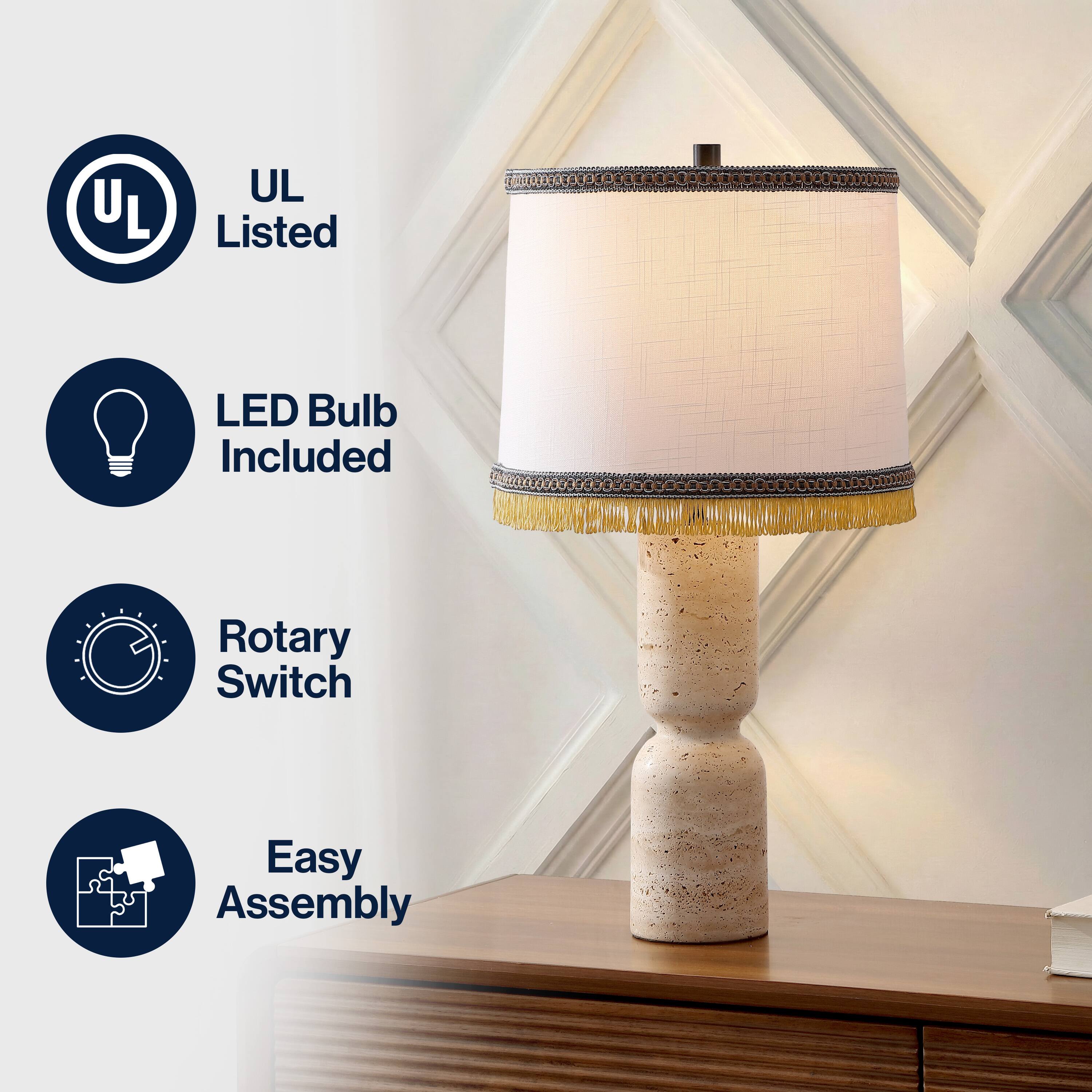 UL Listed LED Bulb Included Rotary Switch Easy Assembly