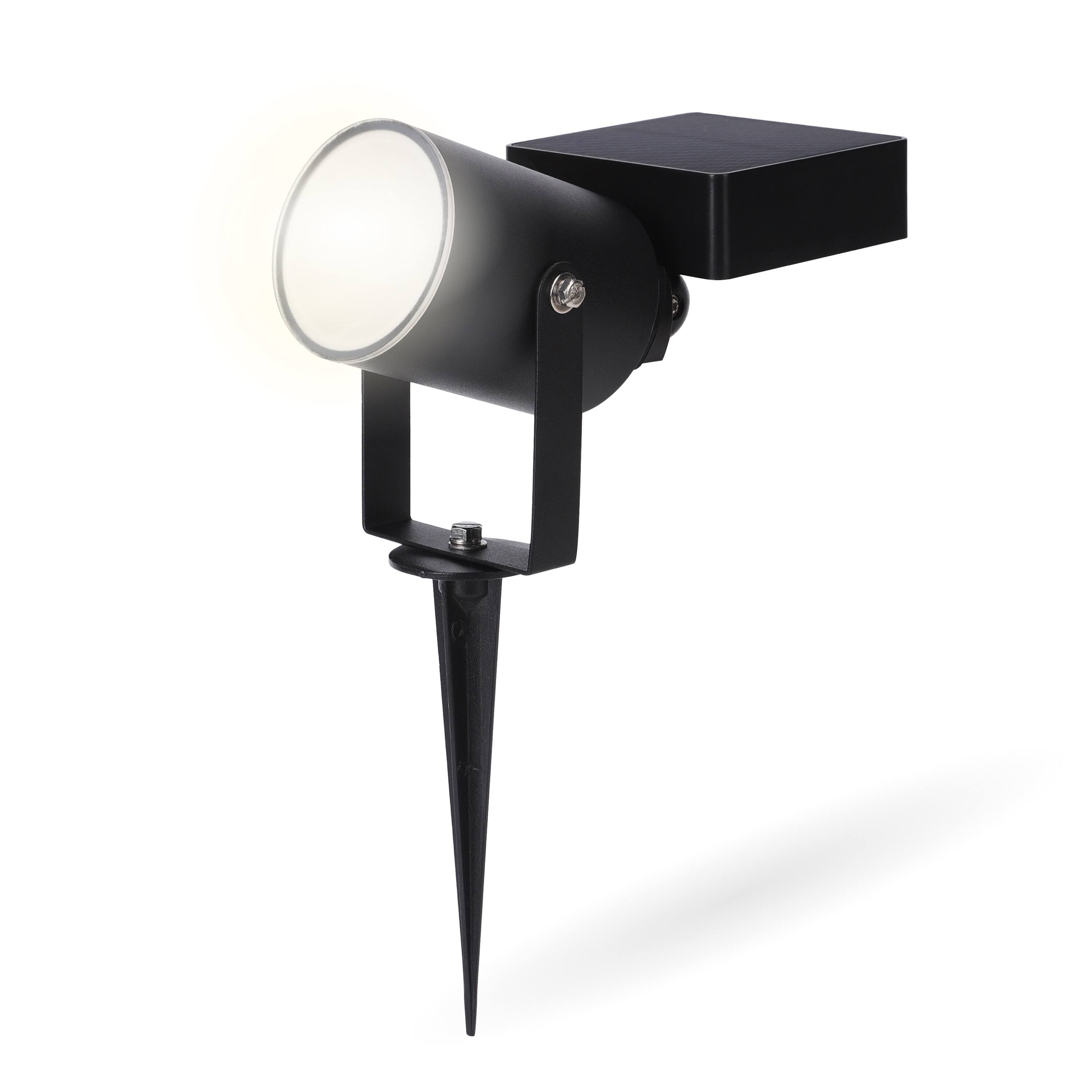 Front. Techko - Outdoor Solar Aluminum Landscape LED Spotlight.