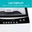 Left. Black+Decker - BLACK+DECKER Small Portable Washer, Portable Washer 1.7 Cu.Ft. with 6 Cycles, Transparent Lid & LED Display - White.