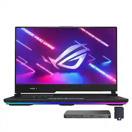 ASUS - ROG Strix SCAR 15 Gaming Laptop,Ryzen 9 5900HX,GeForce RTX 3080,64GB RAM,2TB SSD+160GB Dock Set,Win 11 - Gray