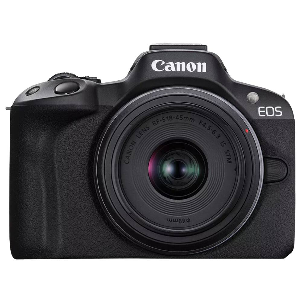 Canon EOS R50 Mirrorless Camera 2 Lens Kit 18 45mm + 55 210mm IS
