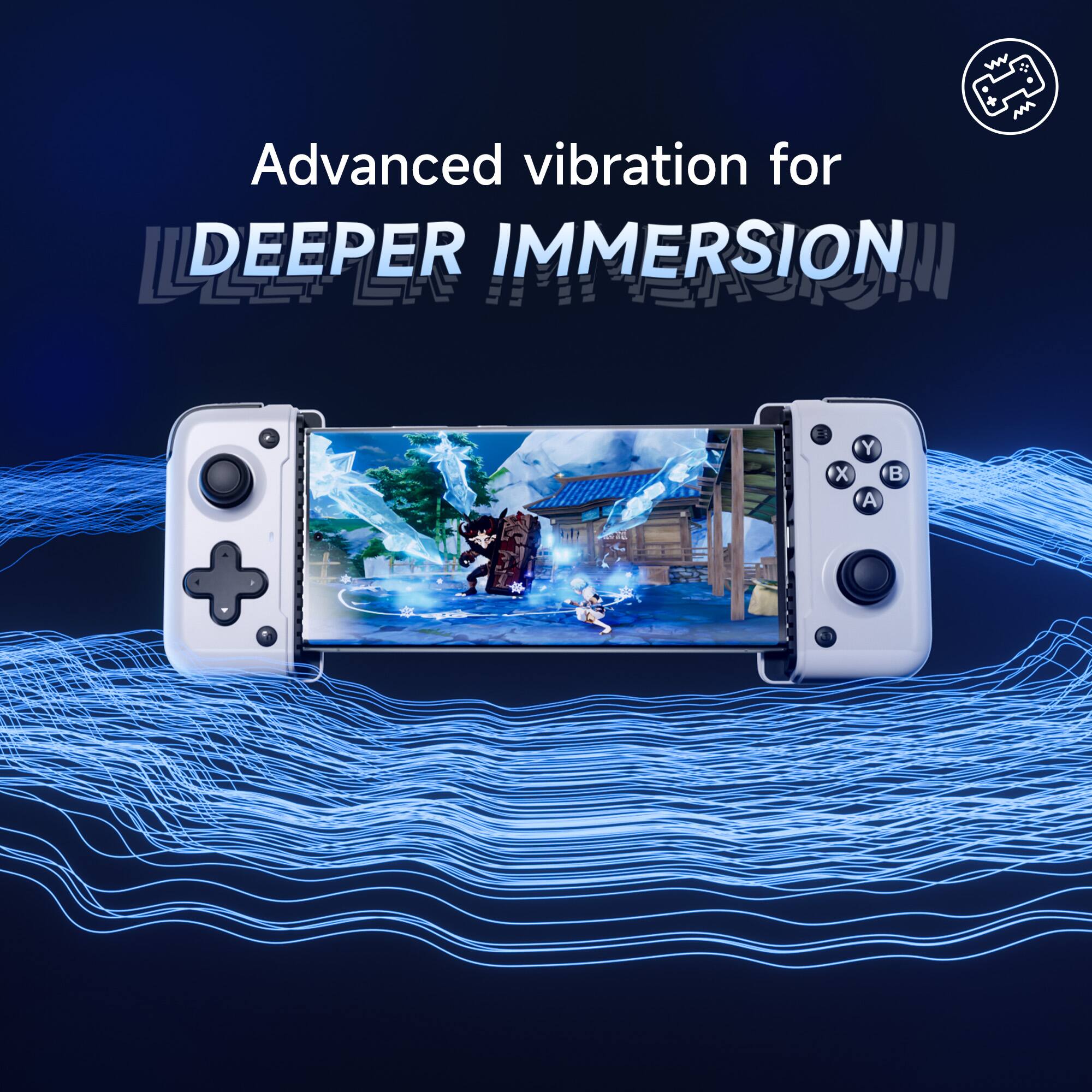 Advanced vibration for DEEPER IMMERSION