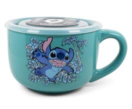 Silver Buffalo - Disney Lilo & Stitch "Stay Weird" Soup Mug With Vented Lid | Holds 24 Ounces - Blue