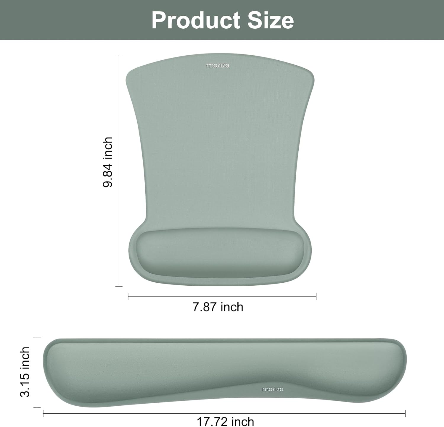 Product Size  
Height: 9.84 inch  
Width: 7.87 inch  
Depth: 3.15 inch  
Length: 17.72 inch