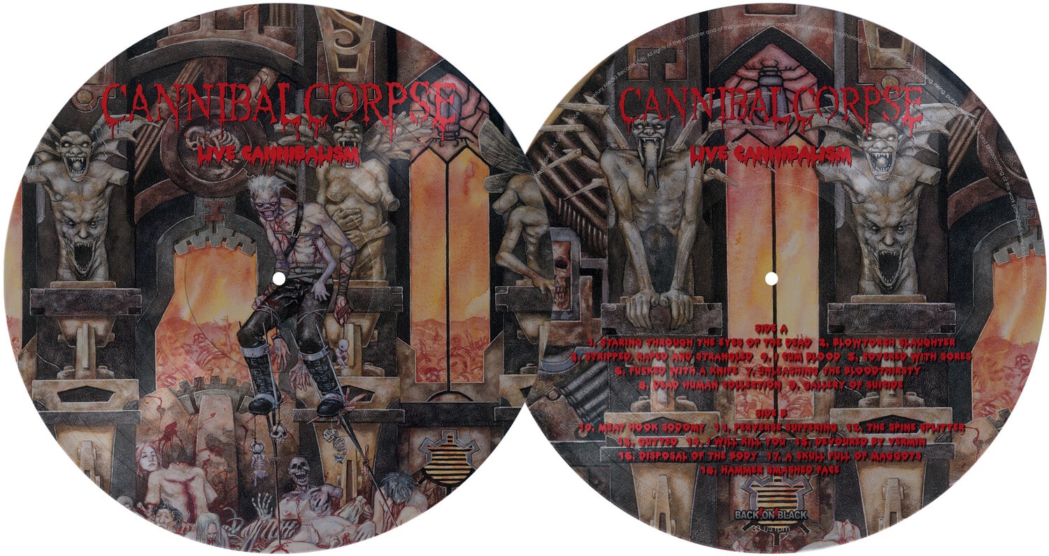 Cannibal Corpse - Live Cannibalism - UK Exclusive Clear Vinyl - VINYL LP