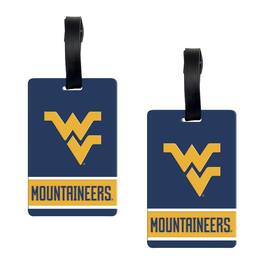 WinCraft - West Virginia Mountaineers Luggage Tag 2-Pack - Multicolor