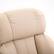 Alt View 8. Homcom - Massage Recliner Chair with Ottoman: 360° Swivel & Footstool, 10 Point Vibration PU Leather w/Side Pocket - Beige.