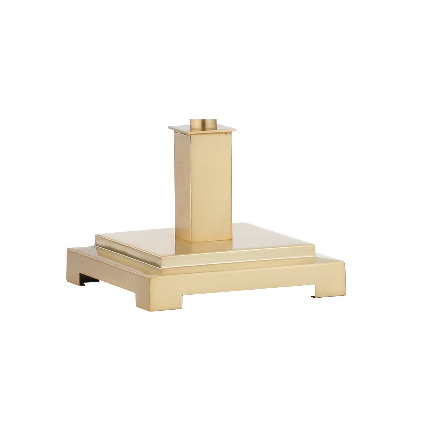 Alt View 7. Jonathan Y - Roxy 26" Metal Shade LED Table Lamp, Brushed Brass - Brushed Brass Gold.