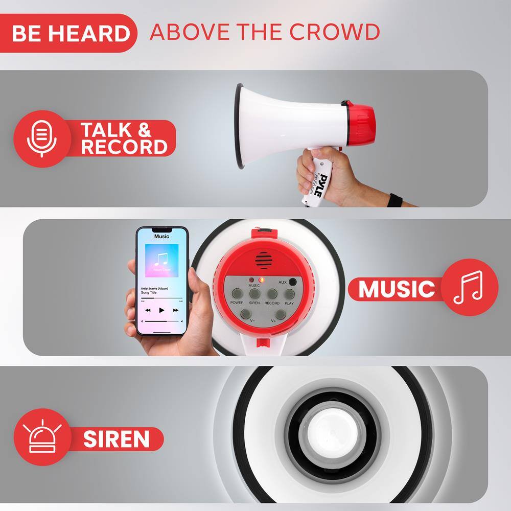 BE HEARD ABOVE THE CROWD

TALK & RECORD

MUSIC

SIREN