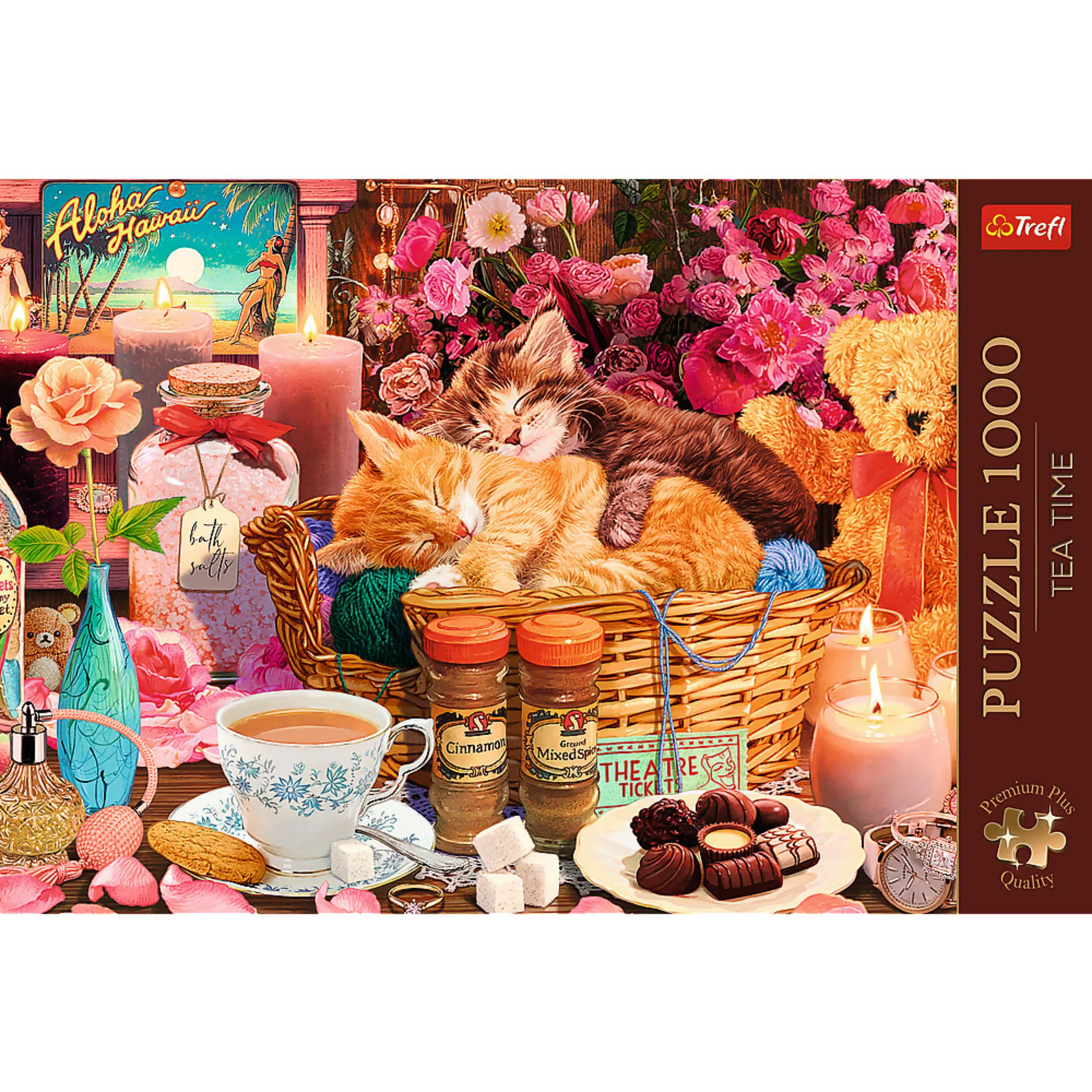 Aloha Hawaii

Cinnamon Spice

THEATRE TICKET

PUZZLE 1000

Premium Plus Quality

TEA TIME