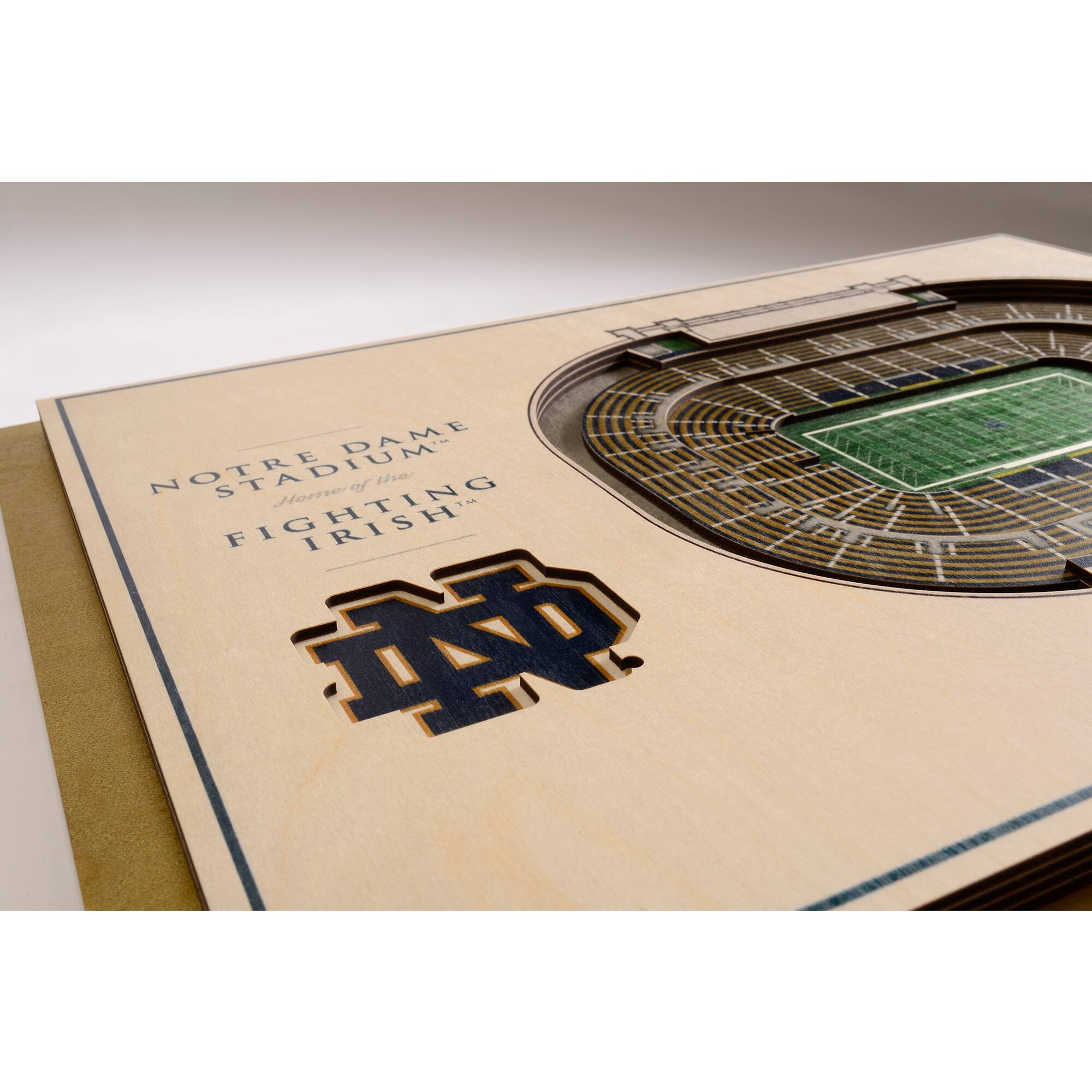 NOTRE DAME  
STADIUM  
Home of the  
FIGHTING IRISH™