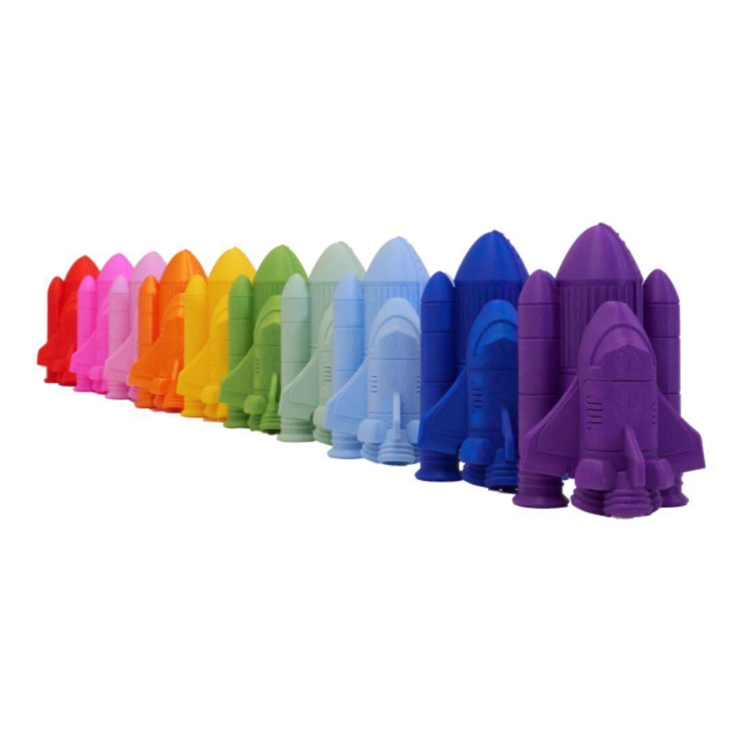 Left. MakerBot - MakerBot Sketch PLA Filament Rainbow 10 Pack (Buy 8, Get 2 Free) - Black.