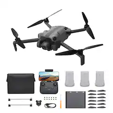 Front. SKYROVER - X1 Fly More Combo 8K Drone with Remote Controller - Gray.