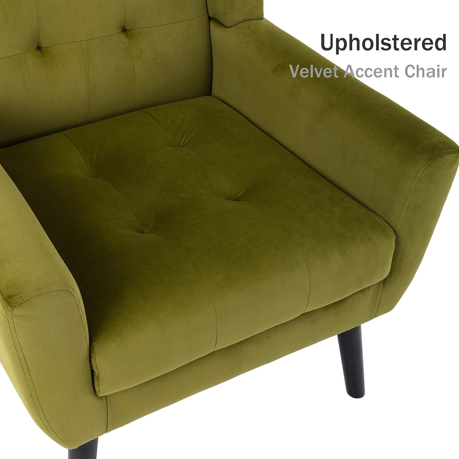 Upholstered Velvet Accent Chair