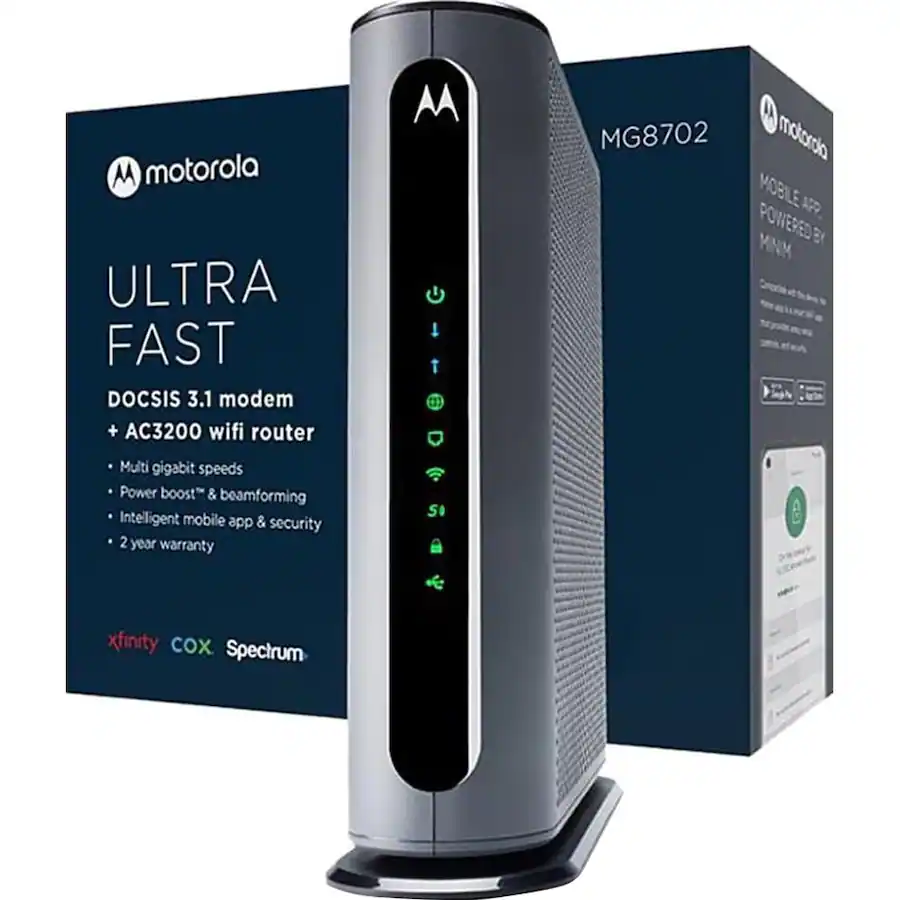Motorola MG8702 | DOCSIS 3.1 Cable Modem + Wi Fi Router MG8702 10S ...