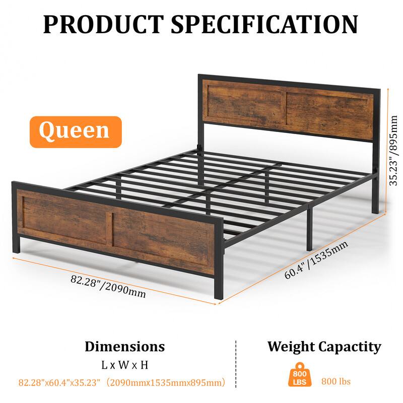 **PRODUCT SPECIFICATION**

**Queen**

**Dimensions**  
L x W x H  
82.28" x 60.4" x 35.23" (2090mm x 1535mm x 895mm)

**Weight Capacity**  
800 lbs