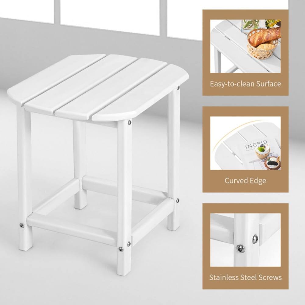 Easy-to-clean Surface  
Curved Edge  
Stainless Steel Screws