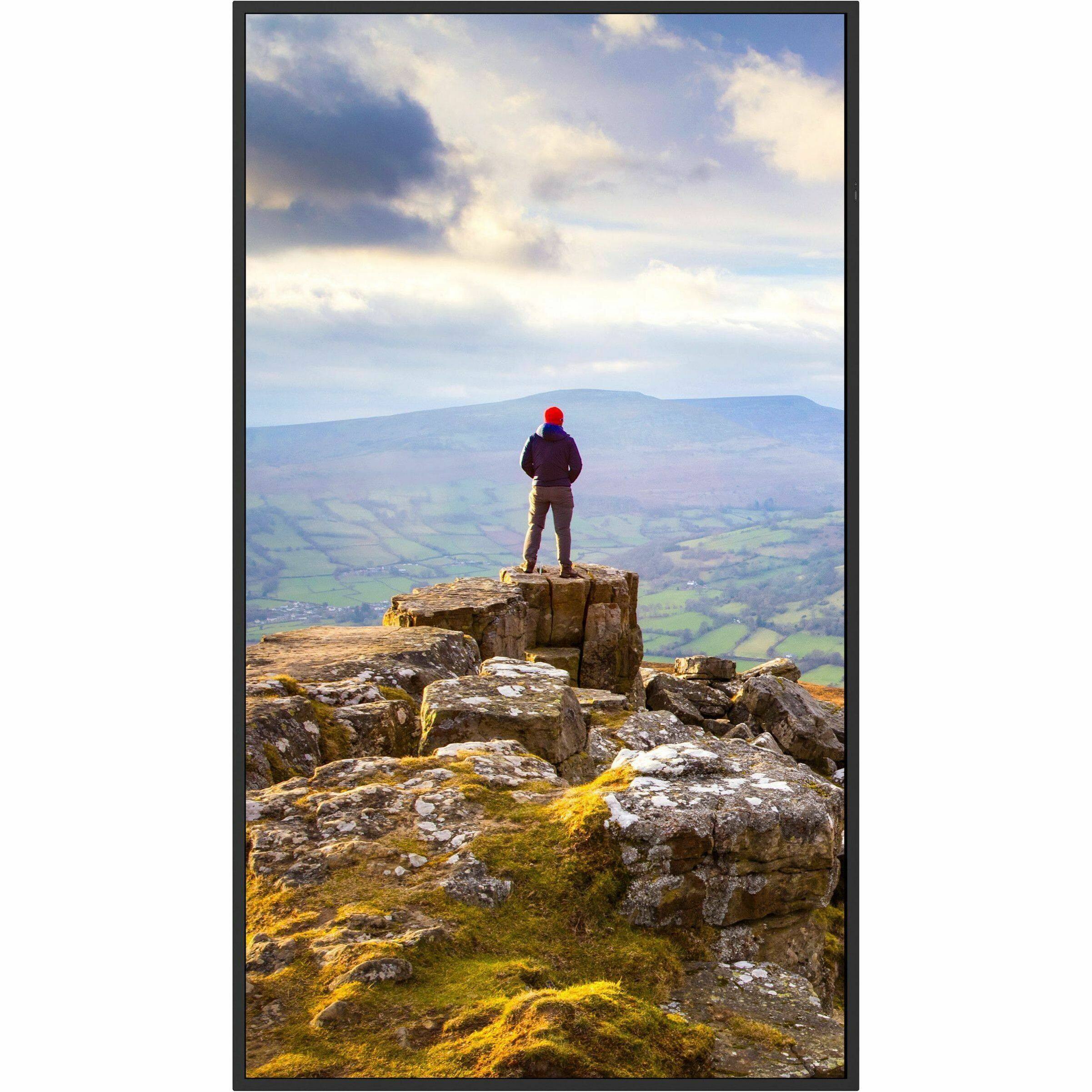 Alt View 3. Sharp - Sharp 43" Ultra High Definition Commercial Display - 43" LCD - Advanced Super Dimension Switch ( ADS ) - 16 Hours/ 7 - Black.