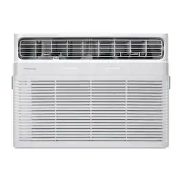Frigidaire - 115V 18,000 BTU 1,000 Sq. Ft. Smart Window Air Conditioner with 16,000 BTU Supplemental Heat Function - White