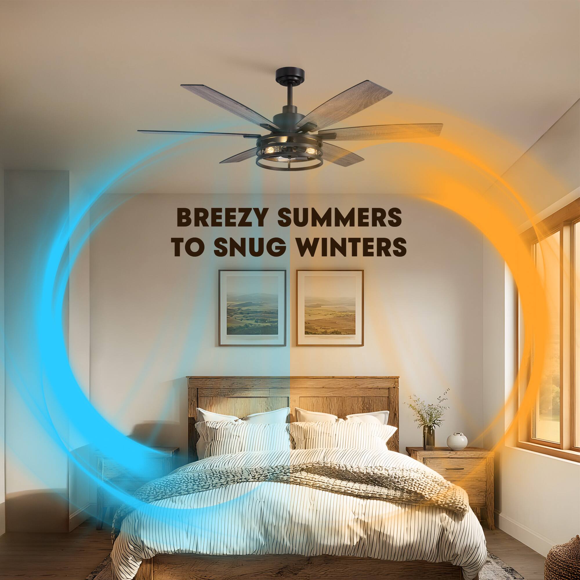 BREEZY SUMMERS TO SNUG WINTERS