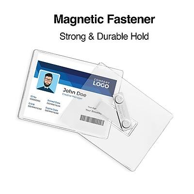 Magnetic Fastener  
Strong & Durable Hold  

COMPANY LOGO  

John Doe  
Creative Manager  

ID Number: 0000000  
Date of Birth: 00/00/0000  
Card Number: 0000 0000 0000 0000  
Expiration Date: 00/00  

Your Business  

Sincerely,  
[Your Name]