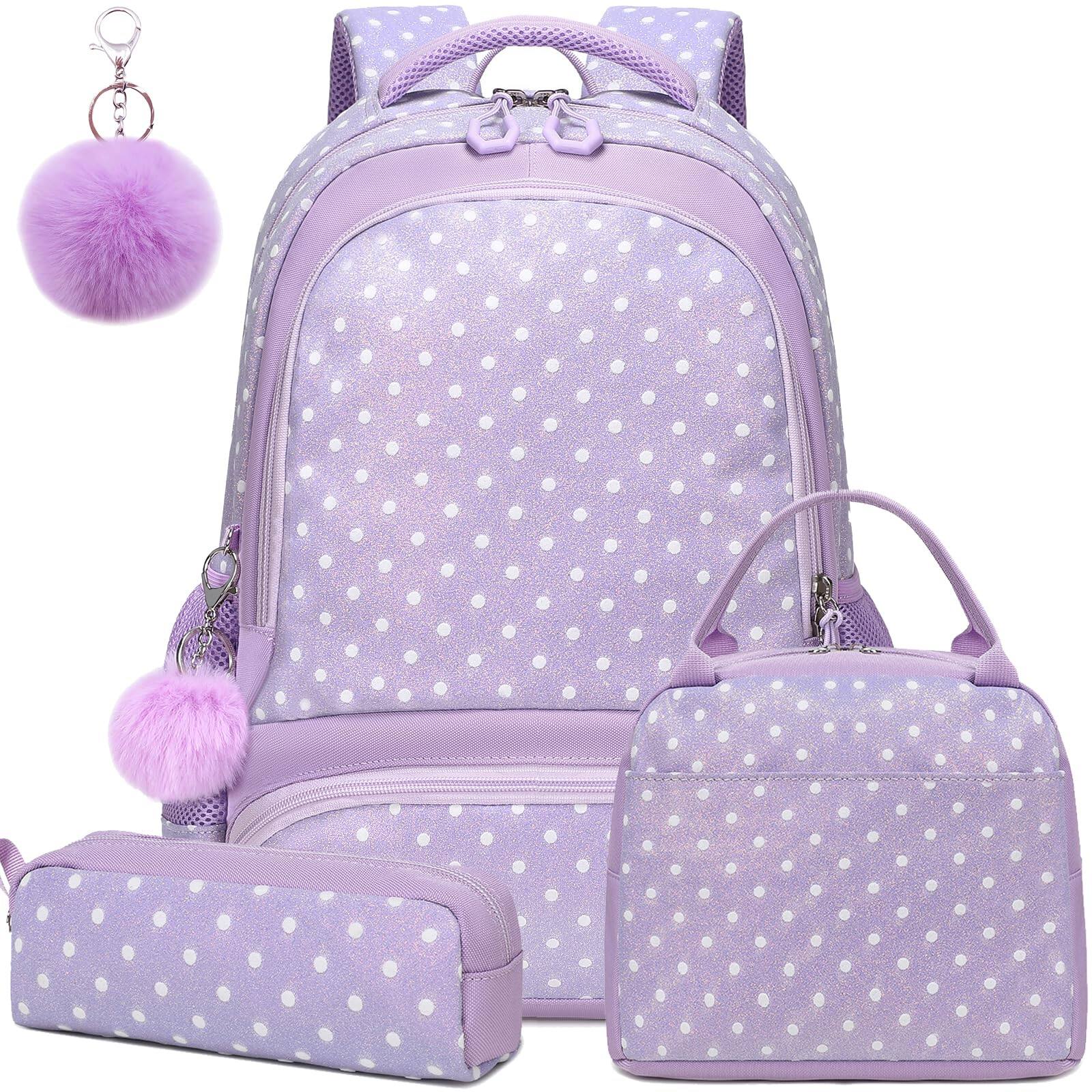 Pacoar Cade Backpack For Elementary Unicorn School Bookbag 3 In 1 Set ...