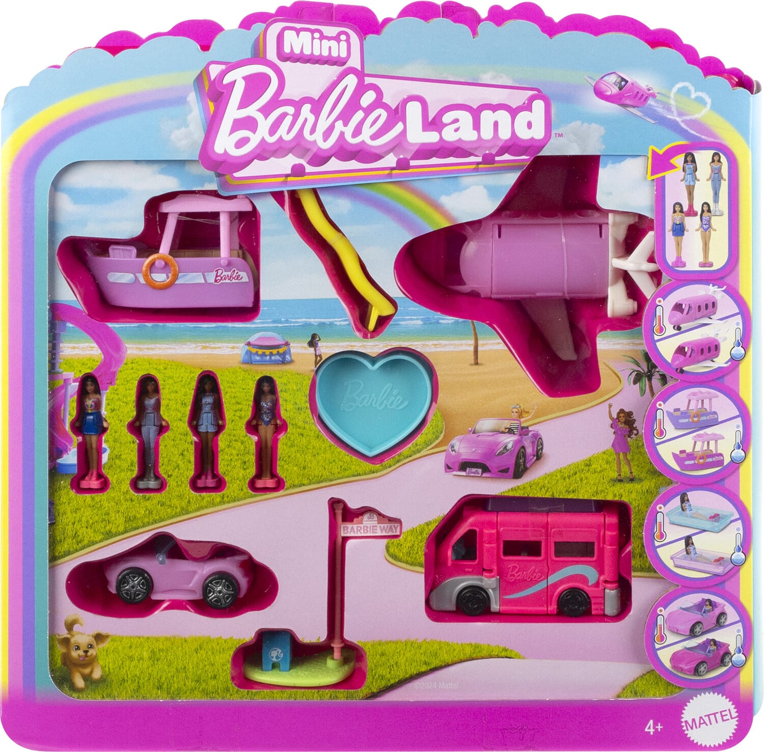 Mattel - Barbie Mini BarbieLand Vehicles Bundle - COLLECTABLES - Multicolor