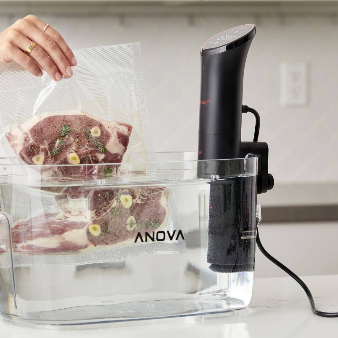 Alt View 11. Anova -  Precision Cooker Nano - Black.