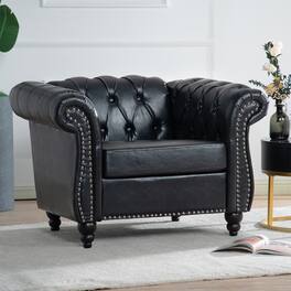 Anysun - Modern Classic PU Leather Sofa Set - Luxurious Comfort & Stylish Durable Design - Black