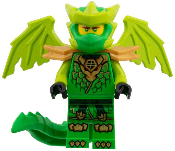 Angle. LEGO - LEGO NINJAGO Dragon Lloyd paper bag.