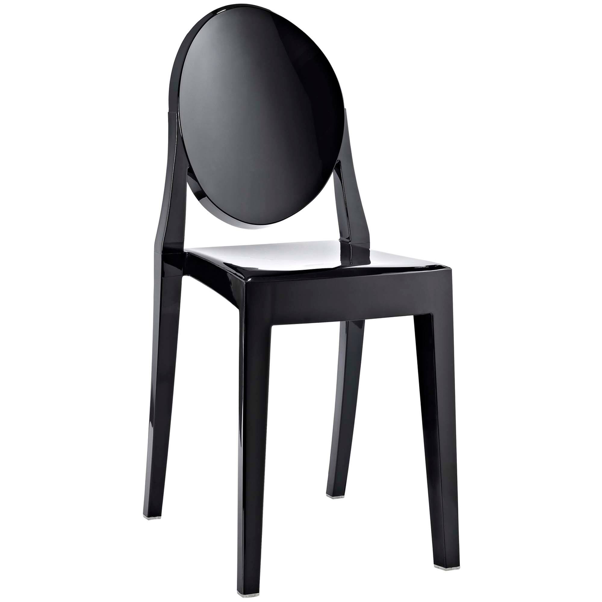 Angle. Modway - Casper Dining Side Chair by Modway - Black.