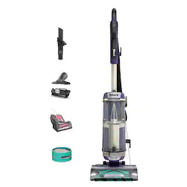 Shark - PowerDetect Upright Vacuum with DuoClean Detect Technology, Self-Cleaning Brushroll, and XL Dustcup - Eggplant
