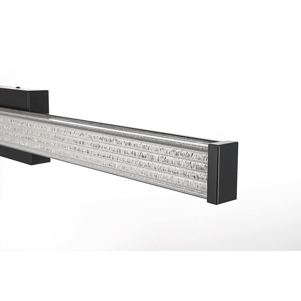 Alt View 2. Living District - Jaxx 36 Inch Led Wall Sconce In Black - Black.