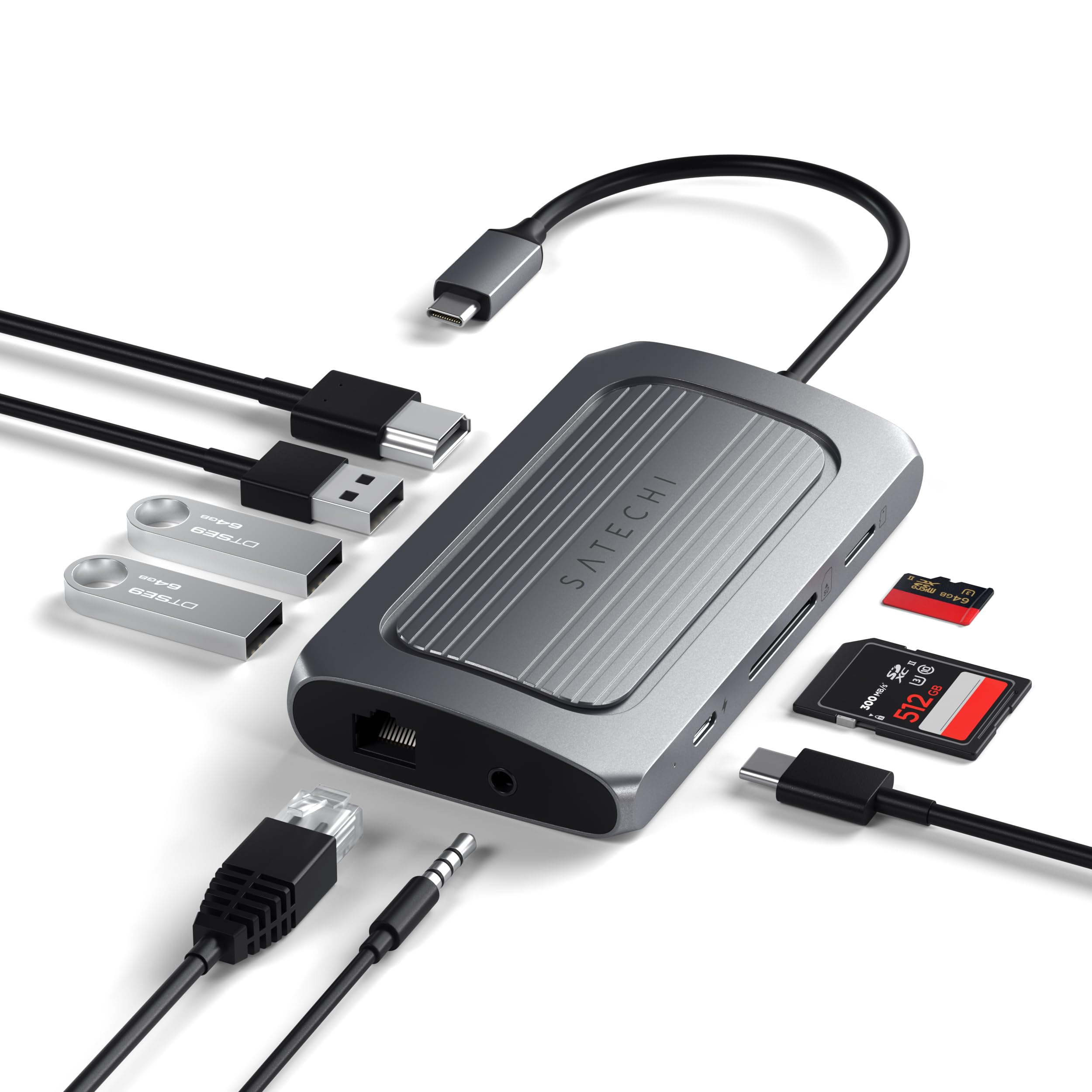 SATECHI G990 USB-C to DP0 Adapter - 300W 512G