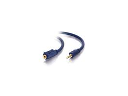 Cables to Go - C2G 40611 Velocity 3.5mm M/F Stereo Audio Extension Cable, Blue (50 Feet, 15.24 Meters)