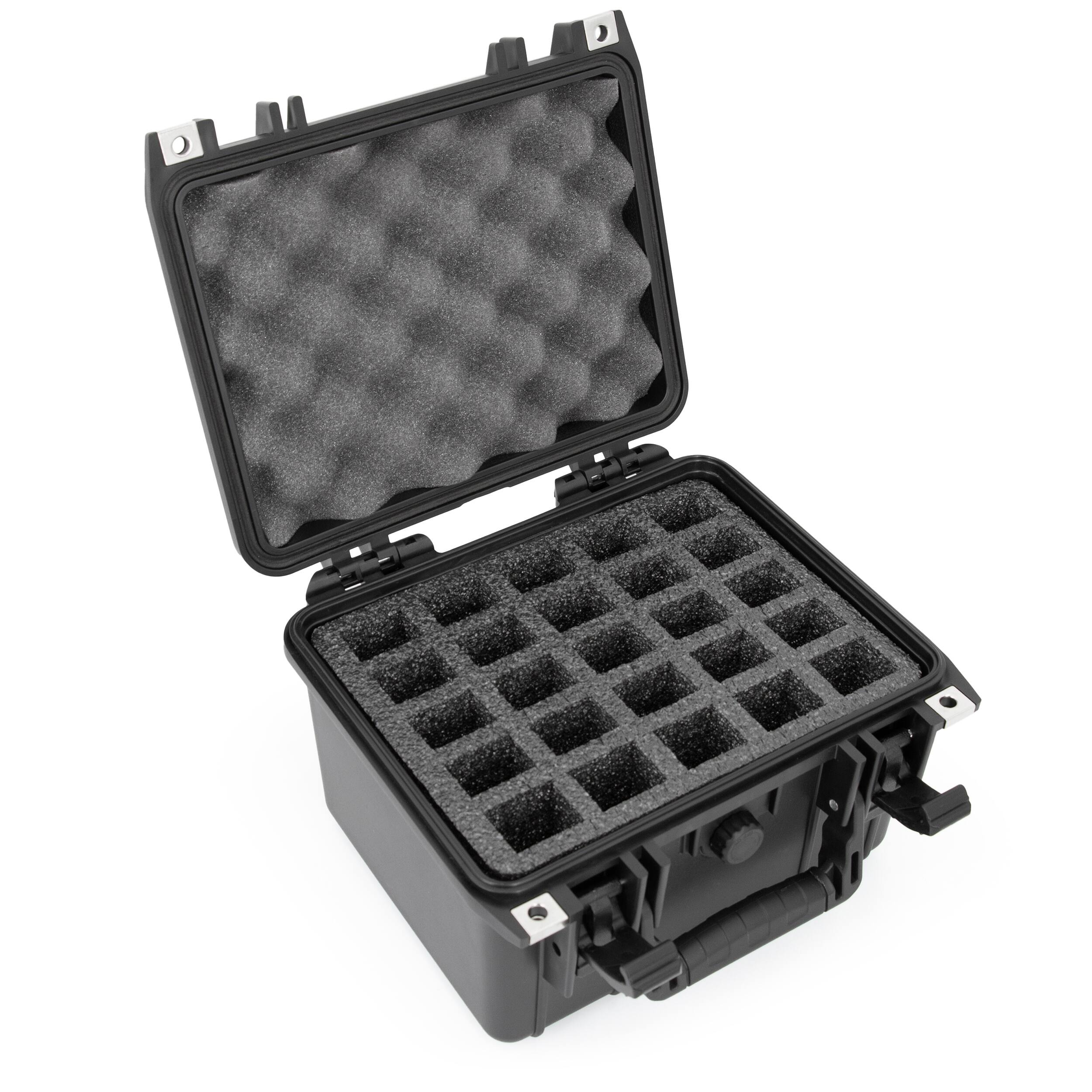 Alt View 1. CASEMATIX - Harmonica Case for Multiple Harmonicas Fits Up to 25 Hohner, Fender and Other Harmonicas up to 5 inches.
