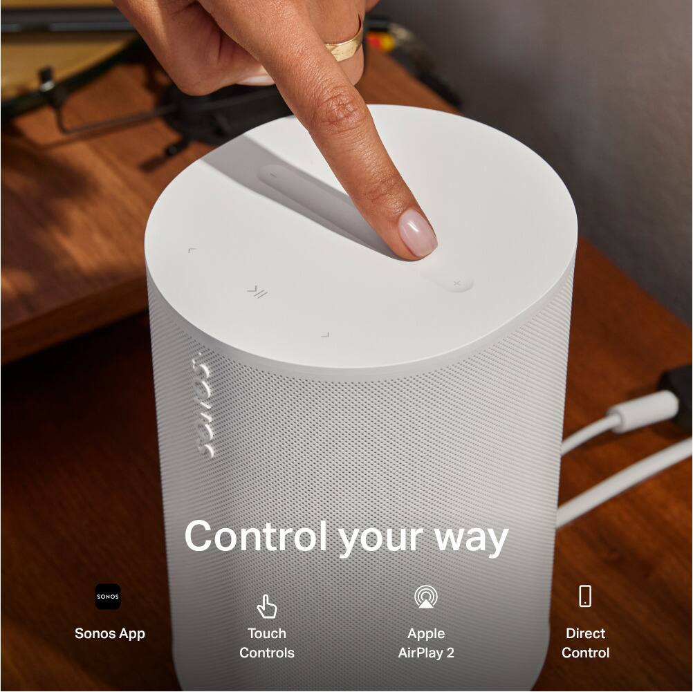 Control your way  
SONOS  
Sonos App  
Touch Controls  
Apple AirPlay 2  
Direct Control