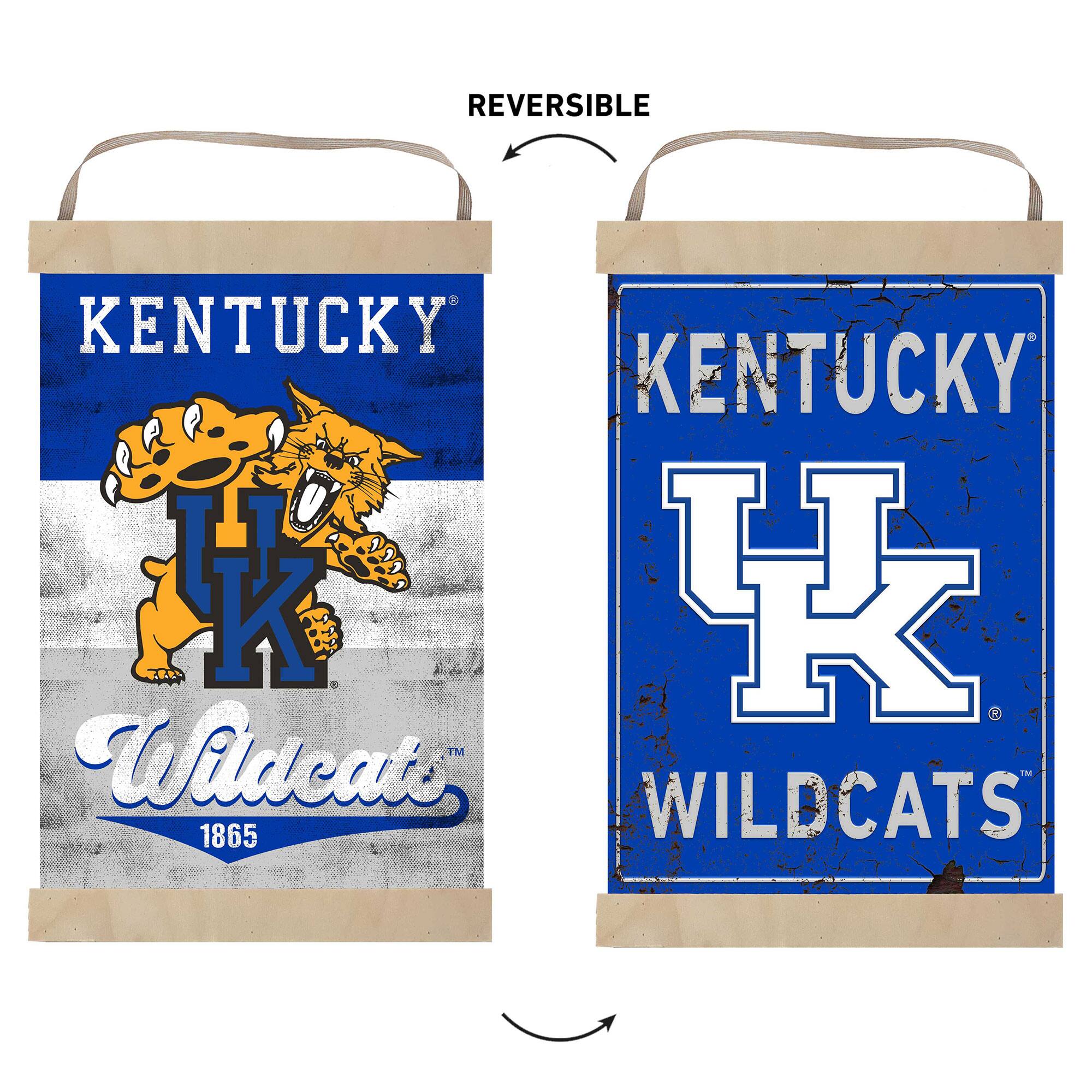 REVERSIBLE  
KENTUCKY  
K  
Wildcats  
1865