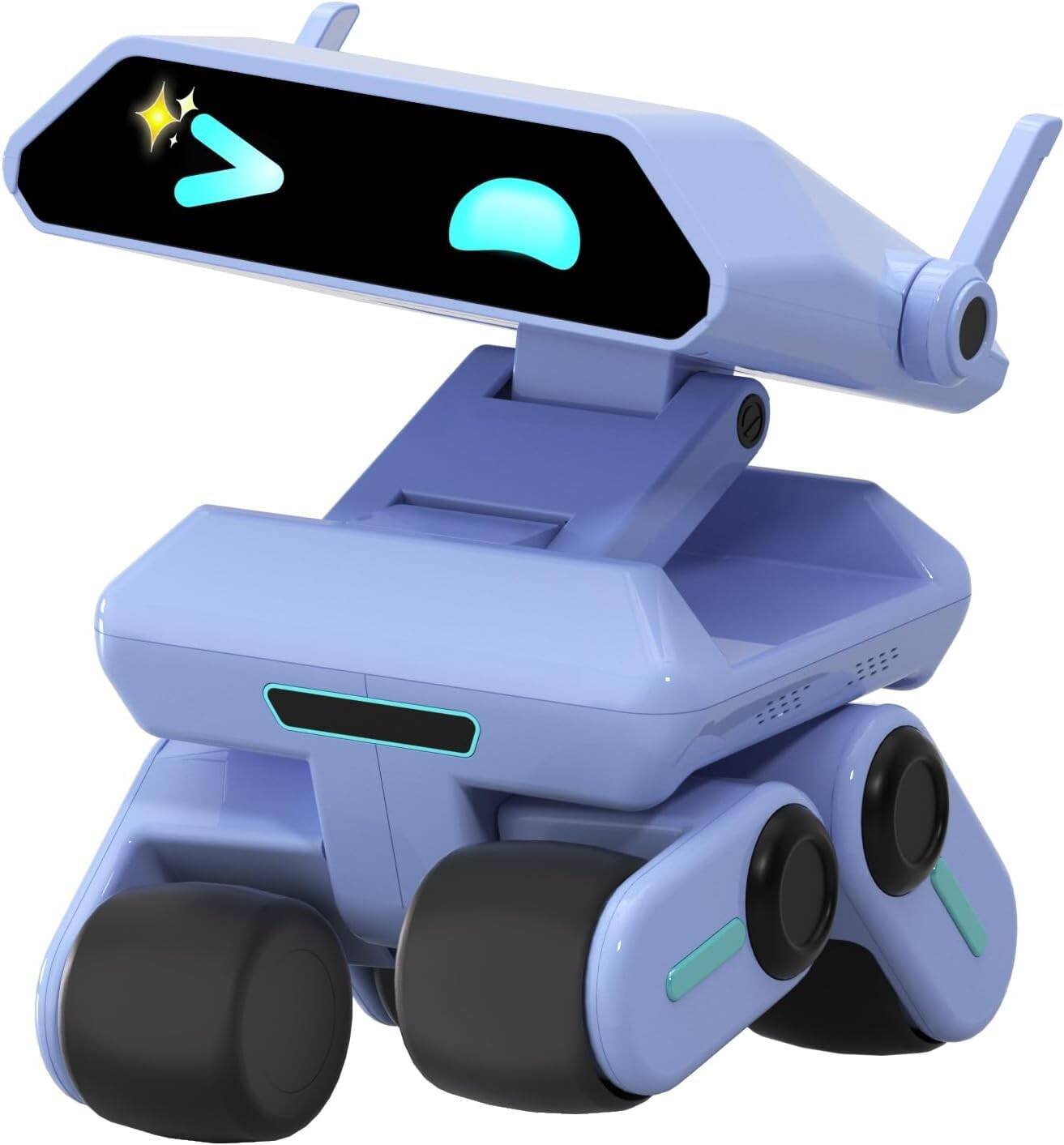 Front. YONBO - Smart AI Robot Powered by ChatGPT,Home Companion for Kids & Adults,Voice-Activated Personal Tutor,Free Subscription,Blue - Blue.