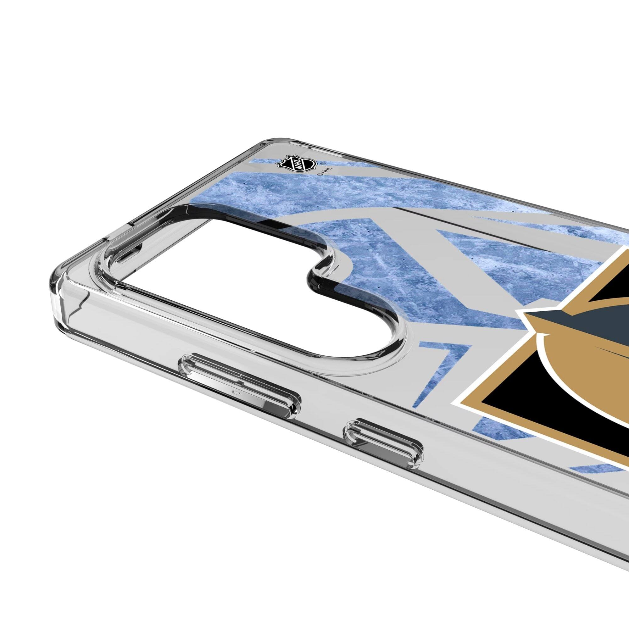 Alt View 2. Keyscaper - Vegas Golden Knights Galaxy Clear Ice Case - S25 Ultra - Multicolor.