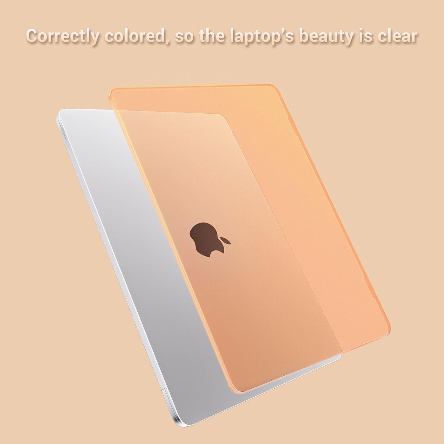 Correctly colored, so the laptop's beauty is clear