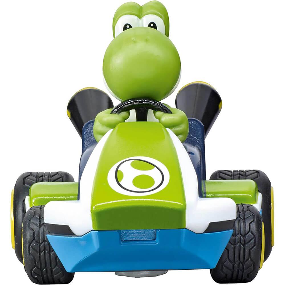 Alt View 2. Carrera - Carrera 370430004 Nintendo Mario Kart Mini RC Remote Control Car - Yoshi - Black.