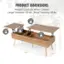 PRODUCT DIMENSIONS Weight Capacity When Closed: Large Tabletop 132 lbs, Small Tabletop 68 lbs 19" 16" 44 LBS 31.5" 22 LBS 14" 11 LBS 6" 22 LBS 30" 16.5" 22" 10" 43.5" 16.5"