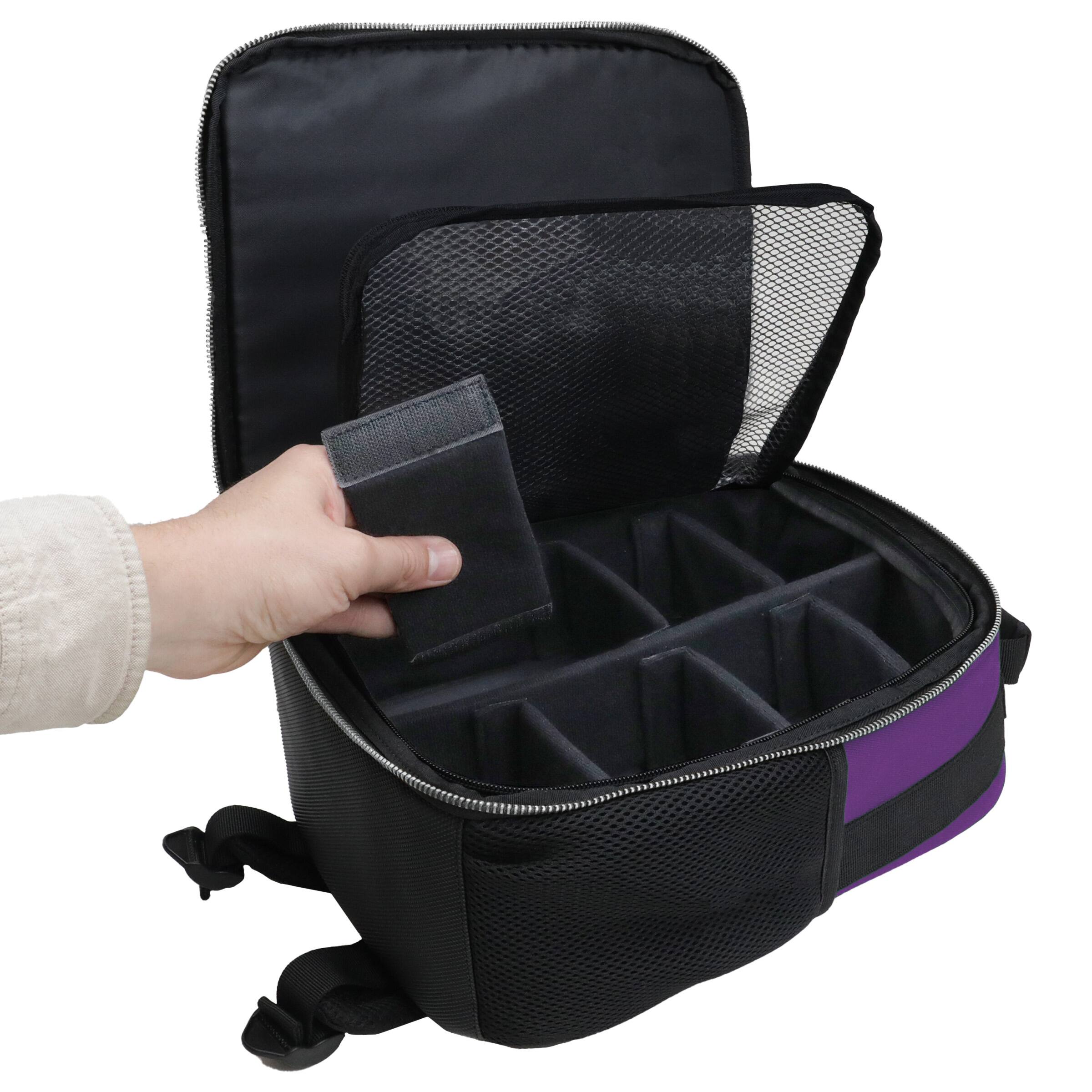 Alt View 5. ENHANCE - ENHANCE Collector's Edition Small MTG Backpack for Deck Boxes (Dragon Purple) - Dragon Purple.