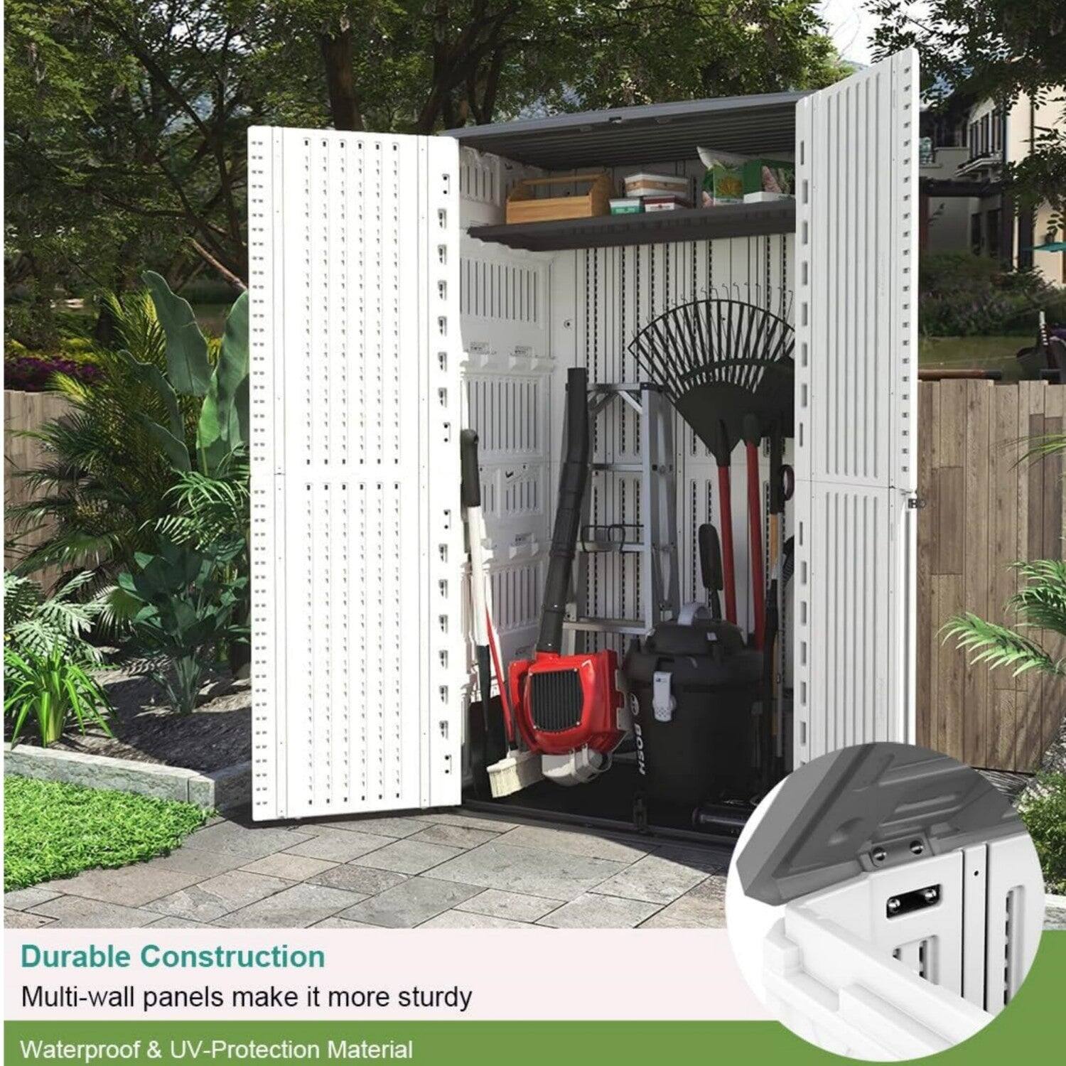 Durable Construction  
Multi-wall panels make it more sturdy  
Waterproof & UV-Protection Material