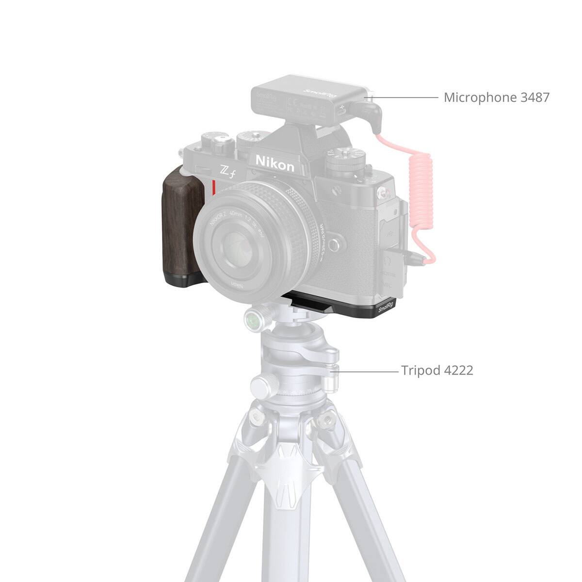 Secino E Microphone 3487 Zf Nikon t somm NXK2 12 f i MOe NSORISEUN 9 Satly Tripod 4222